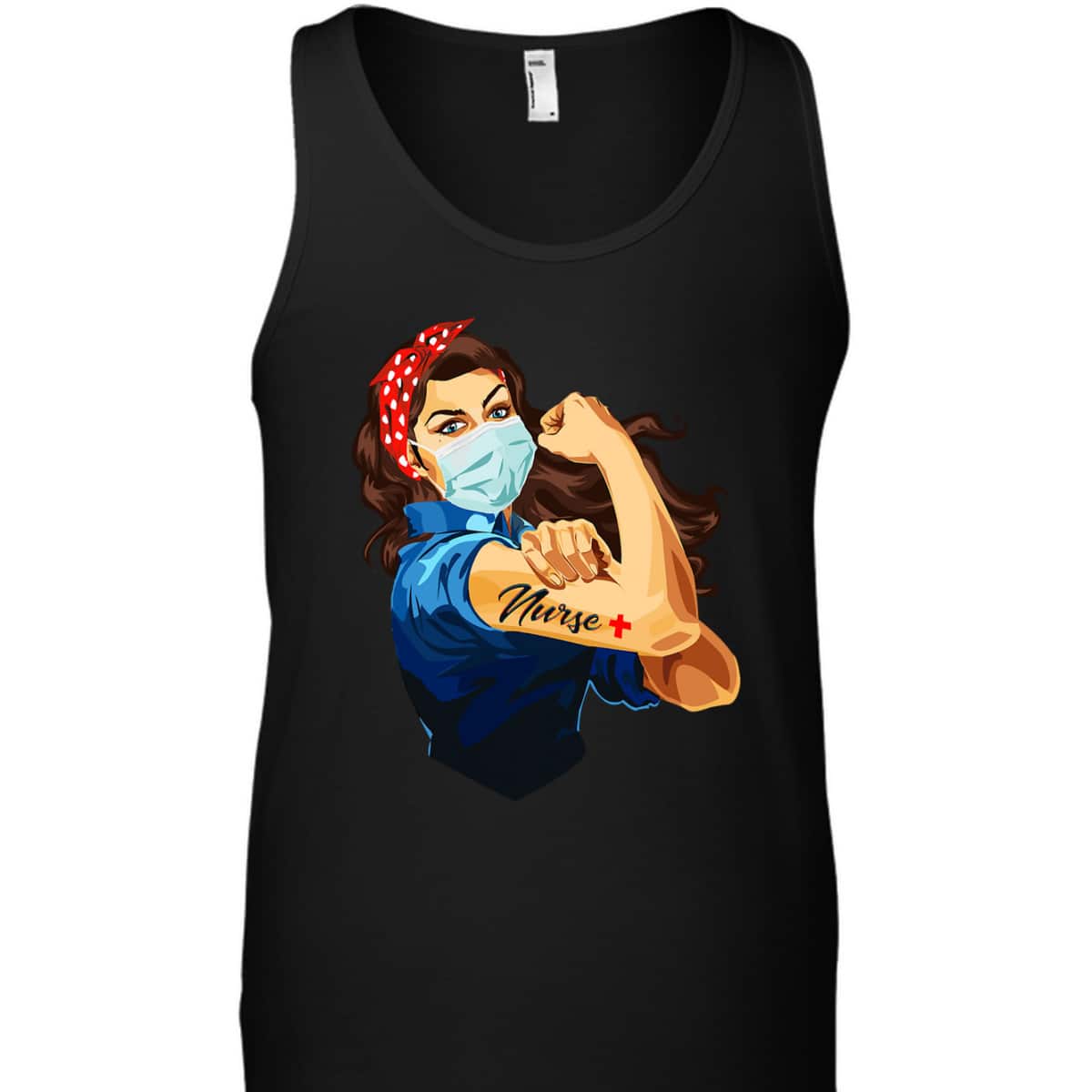 Rosie The Riveter - Woman Nurse T-Shirt Rosie The Riveter - Woman Nurse T-Shirt