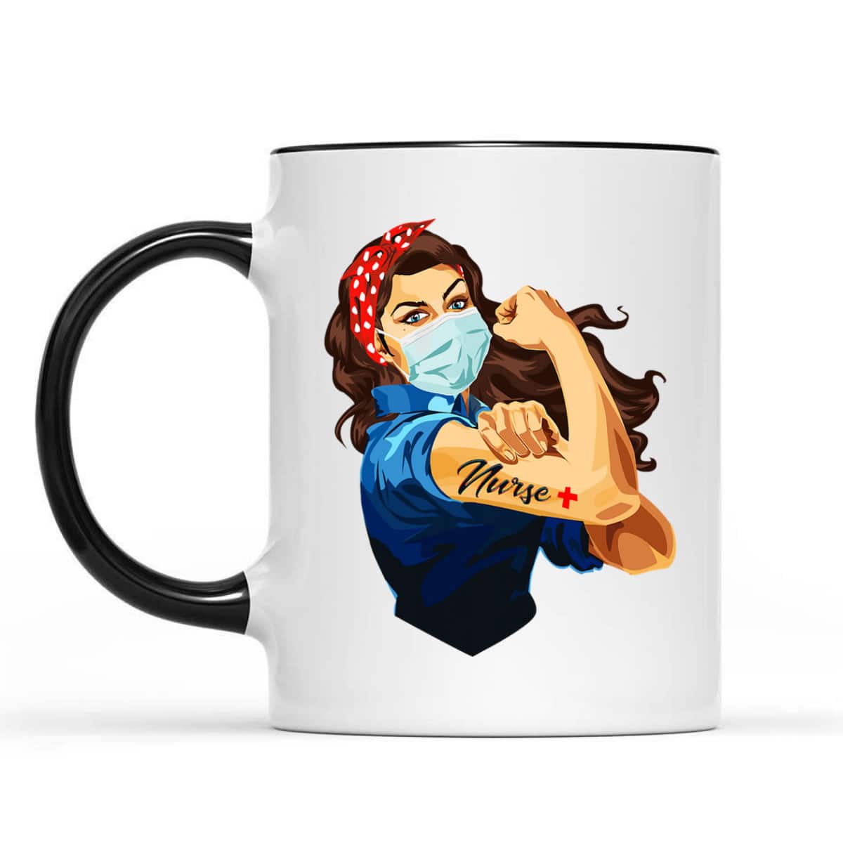Rosie The Riveter - Woman Nurse T-Shirt Rosie The Riveter - Woman Nurse T-Shirt