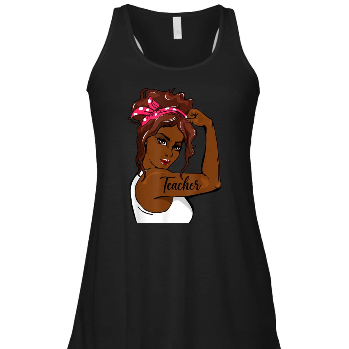 Black History Pin Up Rosie The Riveter Teacher T-Shirt