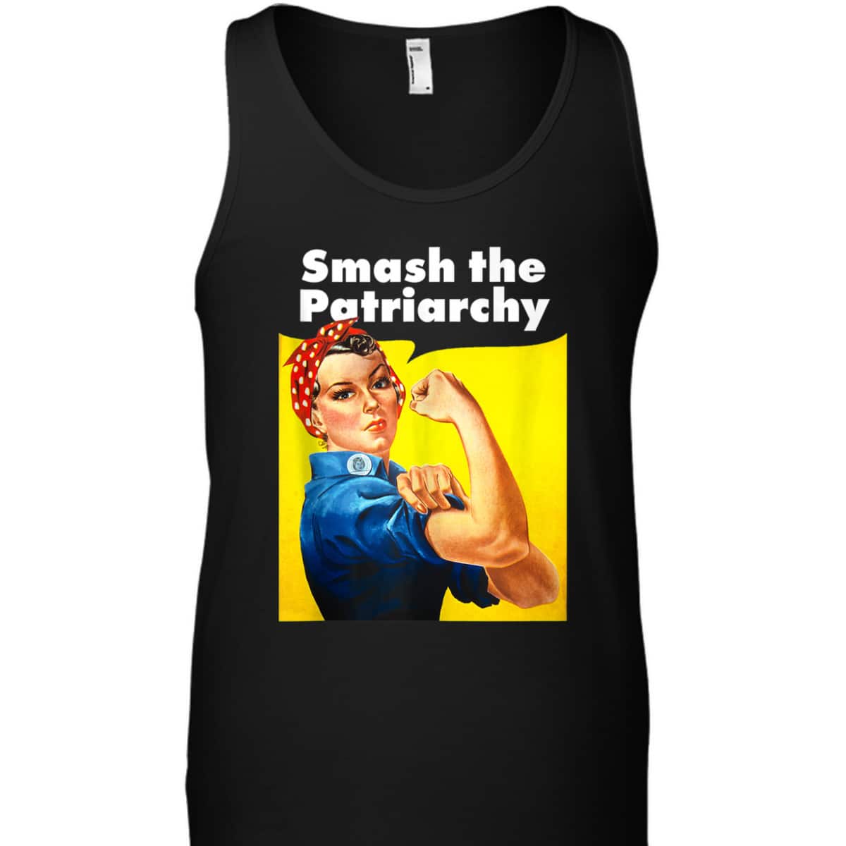 Smash The Patriarchy Feminist Women Rosie The Riveter T-Shirt