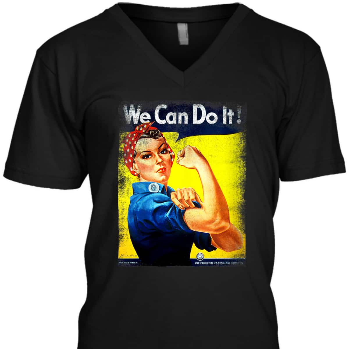 Womens WWII Rosie The Riveter T-Shirt Womens WWII Rosie The Riveter T-Shirt