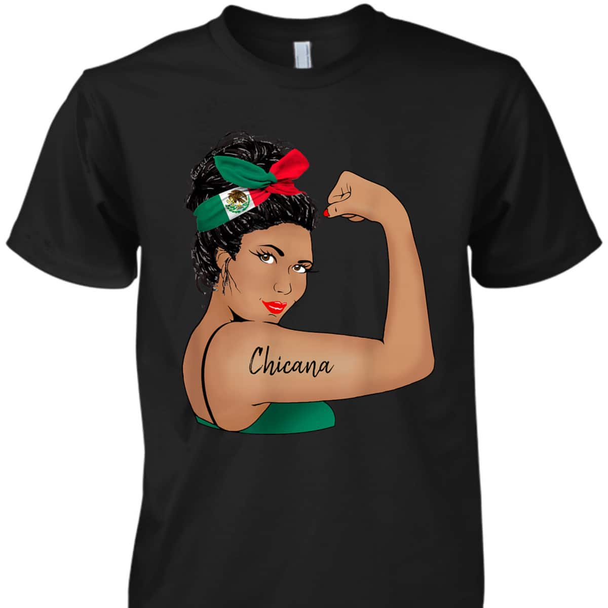 Chicana Girl Rosie The Riveter Unbreakable T-Shirt