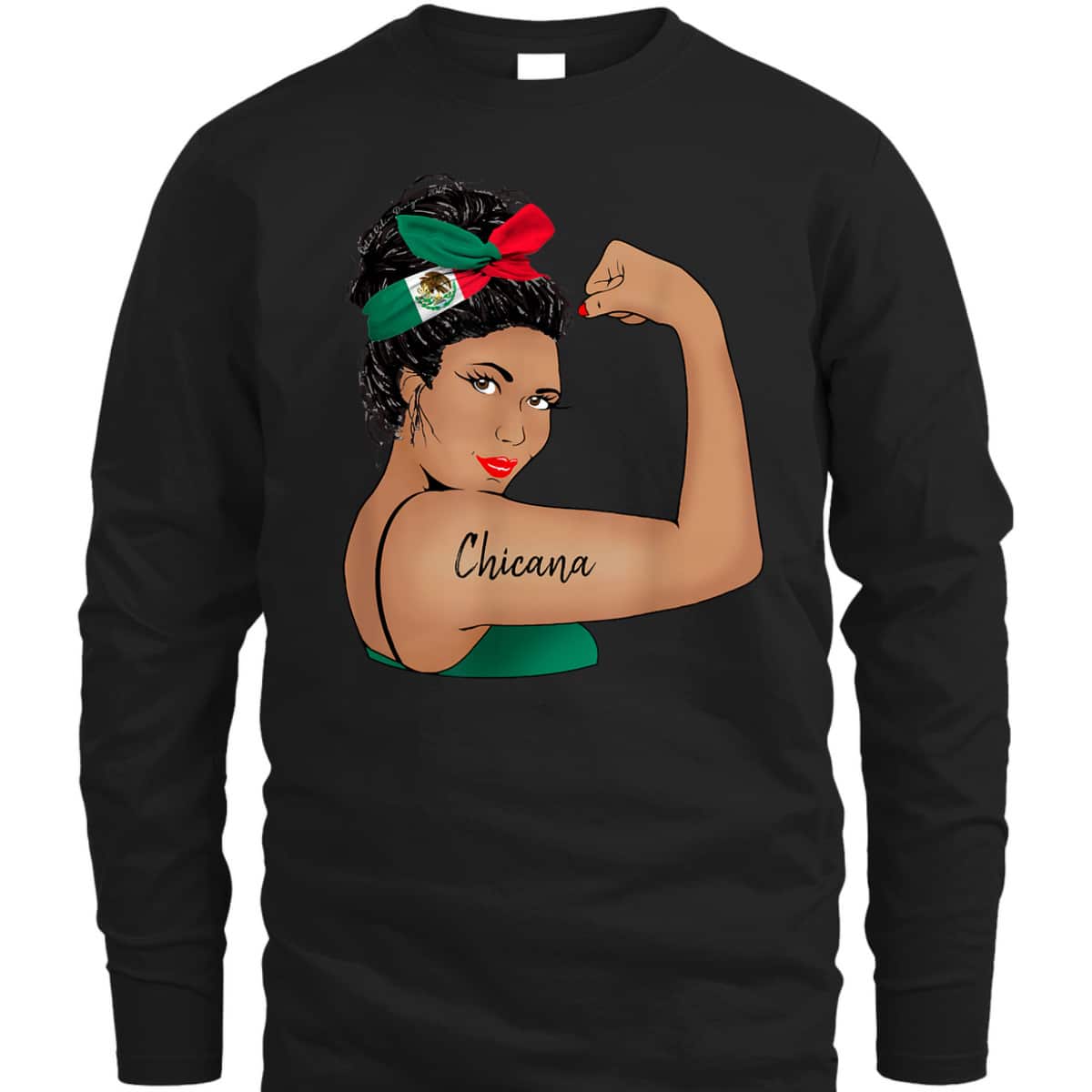 Chicana Girl Rosie The Riveter Unbreakable T-Shirt