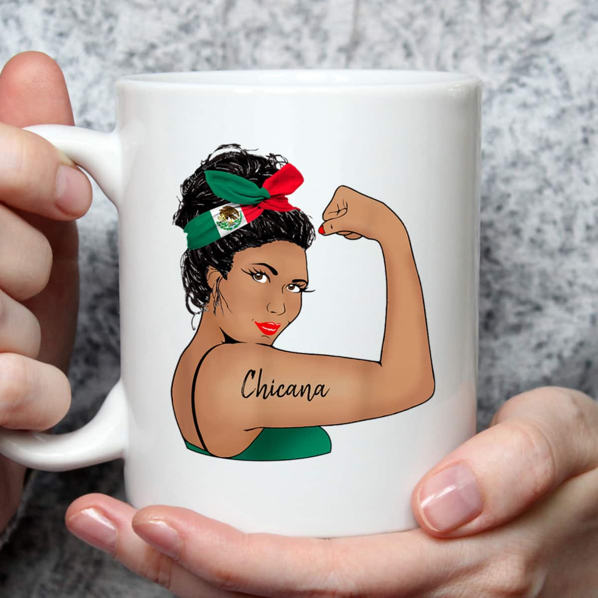 Chicana Girl Rosie The Riveter Unbreakable T-Shirt