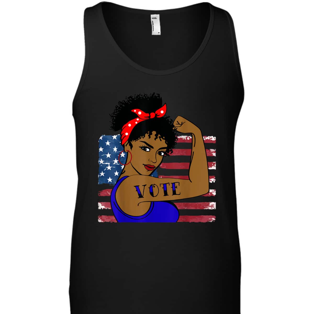 Vote Women Black Rosie The Riveter T-Shirt Vote Women Black Rosie The Riveter T-Shirt