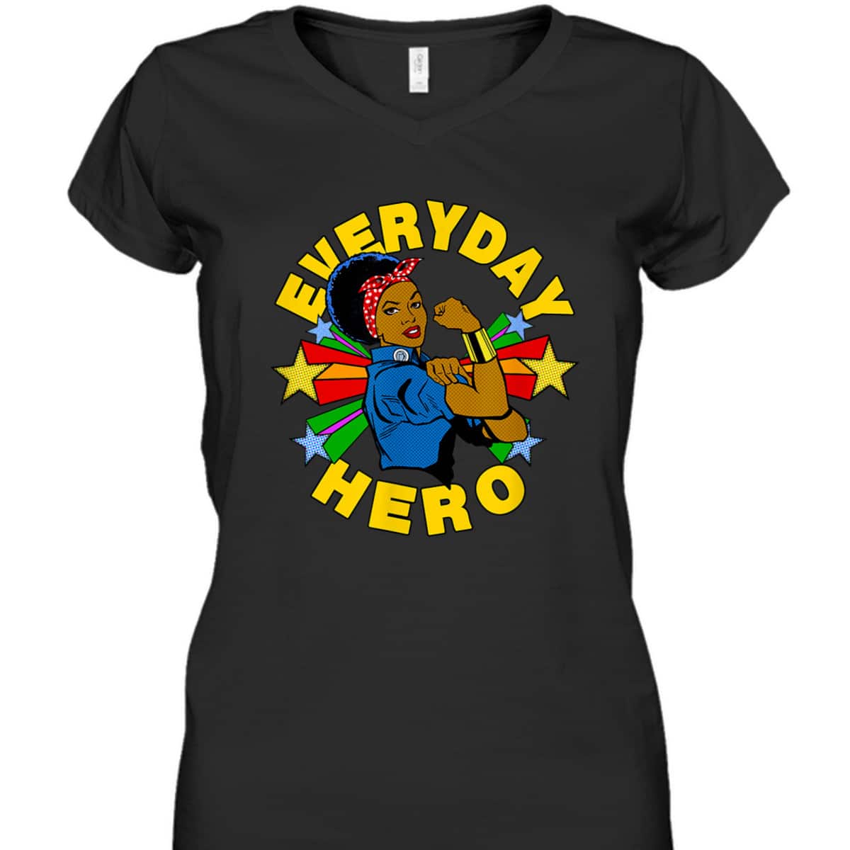 Rosie The Riveter Everyday African American Hero T-Shirt