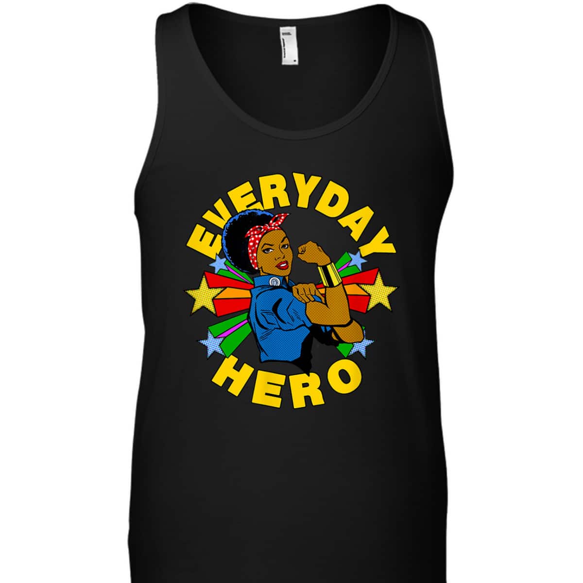 Rosie The Riveter Everyday African American Hero T-Shirt