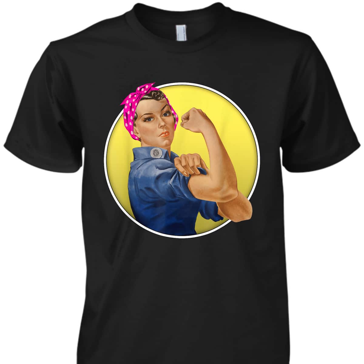 Iconic Rosie The Riveter Feminist Vintage T-Shirt Iconic Rosie The Riveter Feminist Vintage T-Shirt