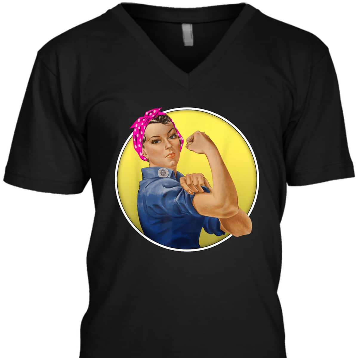 Iconic Rosie The Riveter Feminist Vintage T-Shirt Iconic Rosie The Riveter Feminist Vintage T-Shirt
