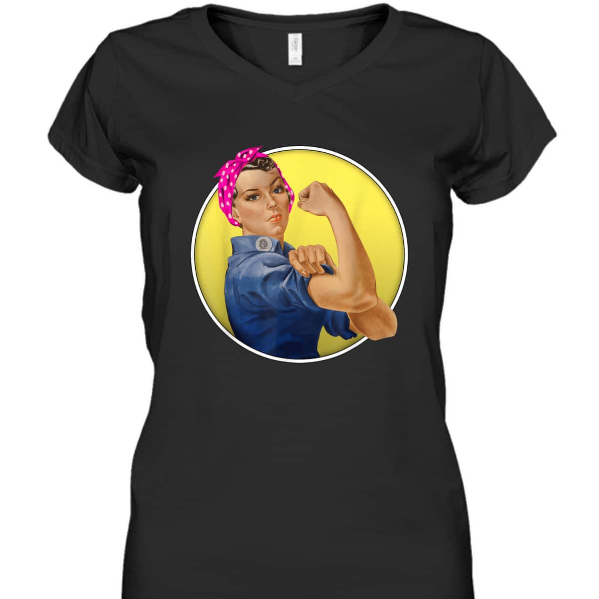 Iconic Rosie The Riveter Feminist Vintage T-Shirt