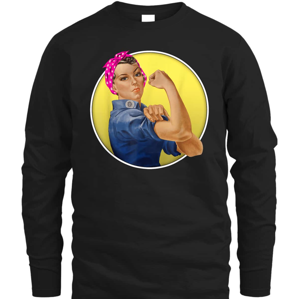 Iconic Rosie The Riveter Feminist Vintage T-Shirt Iconic Rosie The Riveter Feminist Vintage T-Shirt