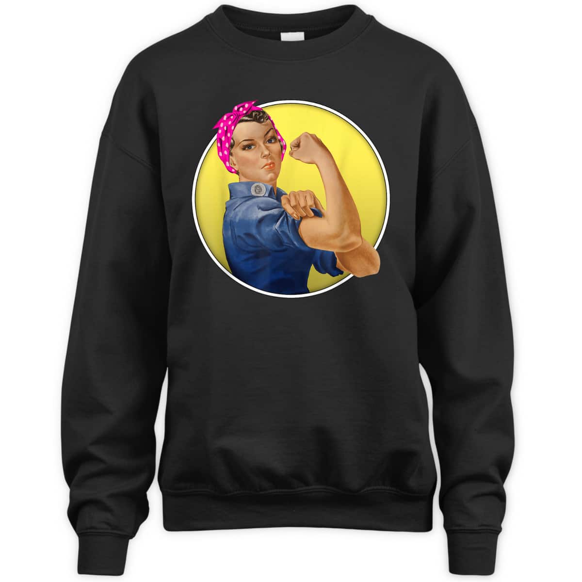 Iconic Rosie The Riveter Feminist Vintage T-Shirt Iconic Rosie The Riveter Feminist Vintage T-Shirt