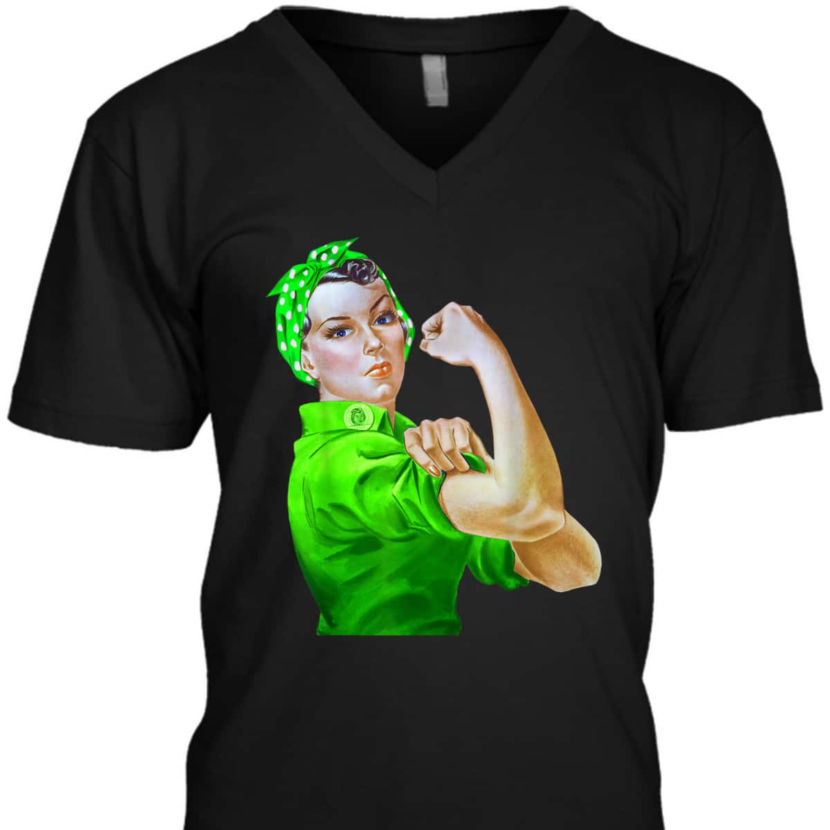 Rosie The Riveter St Patricks Day T-Shirt Rosie The Riveter St Patricks Day T-Shirt