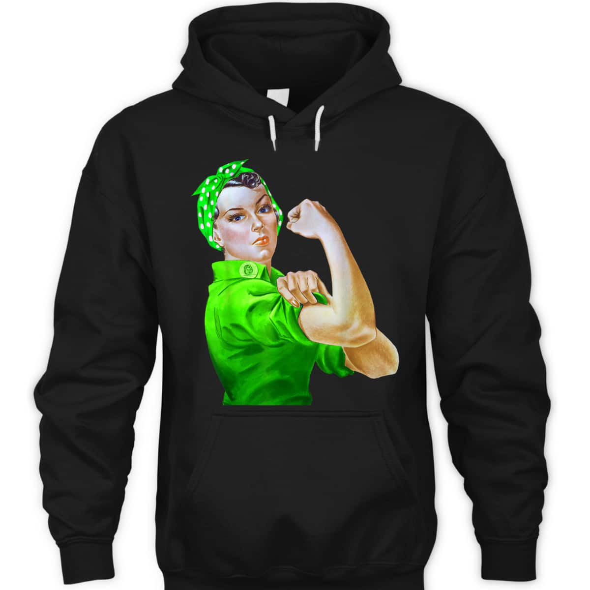 Rosie The Riveter St Patricks Day T-Shirt Rosie The Riveter St Patricks Day T-Shirt