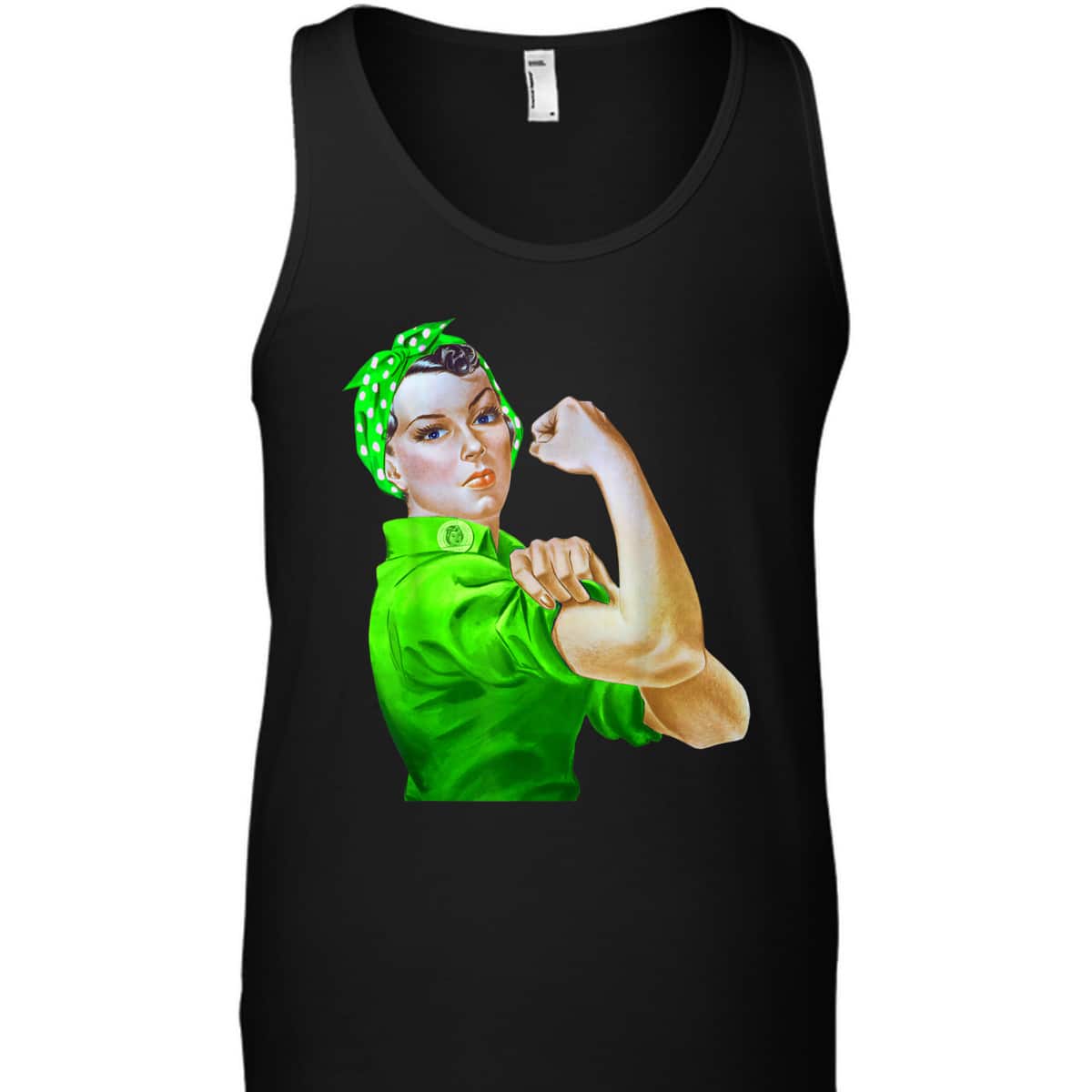 Rosie The Riveter St Patricks Day T-Shirt