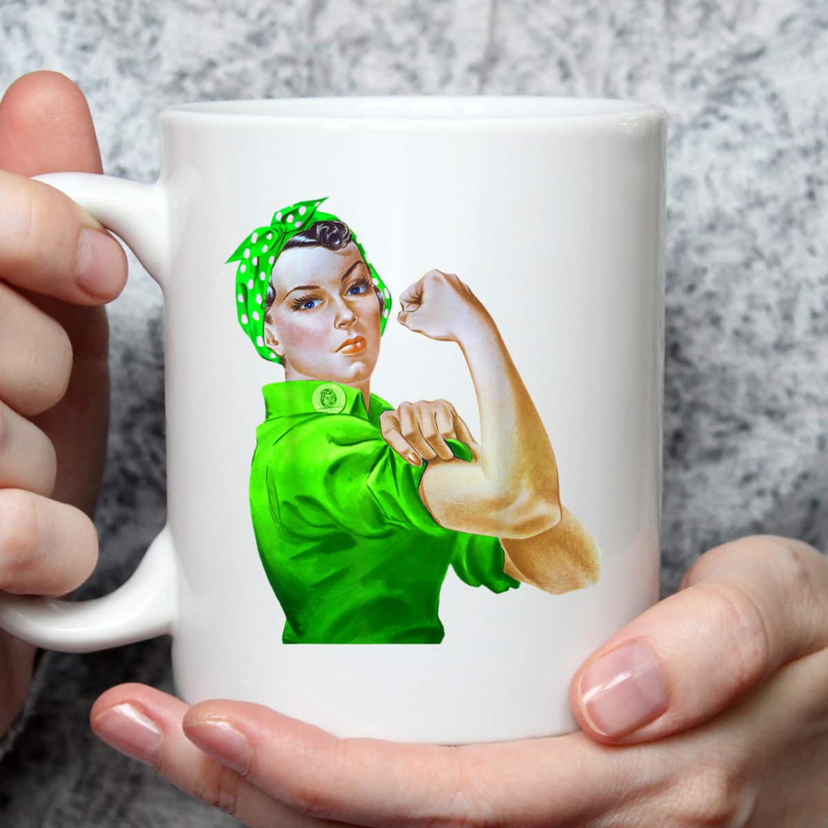 Rosie The Riveter St Patricks Day T-Shirt Rosie The Riveter St Patricks Day T-Shirt