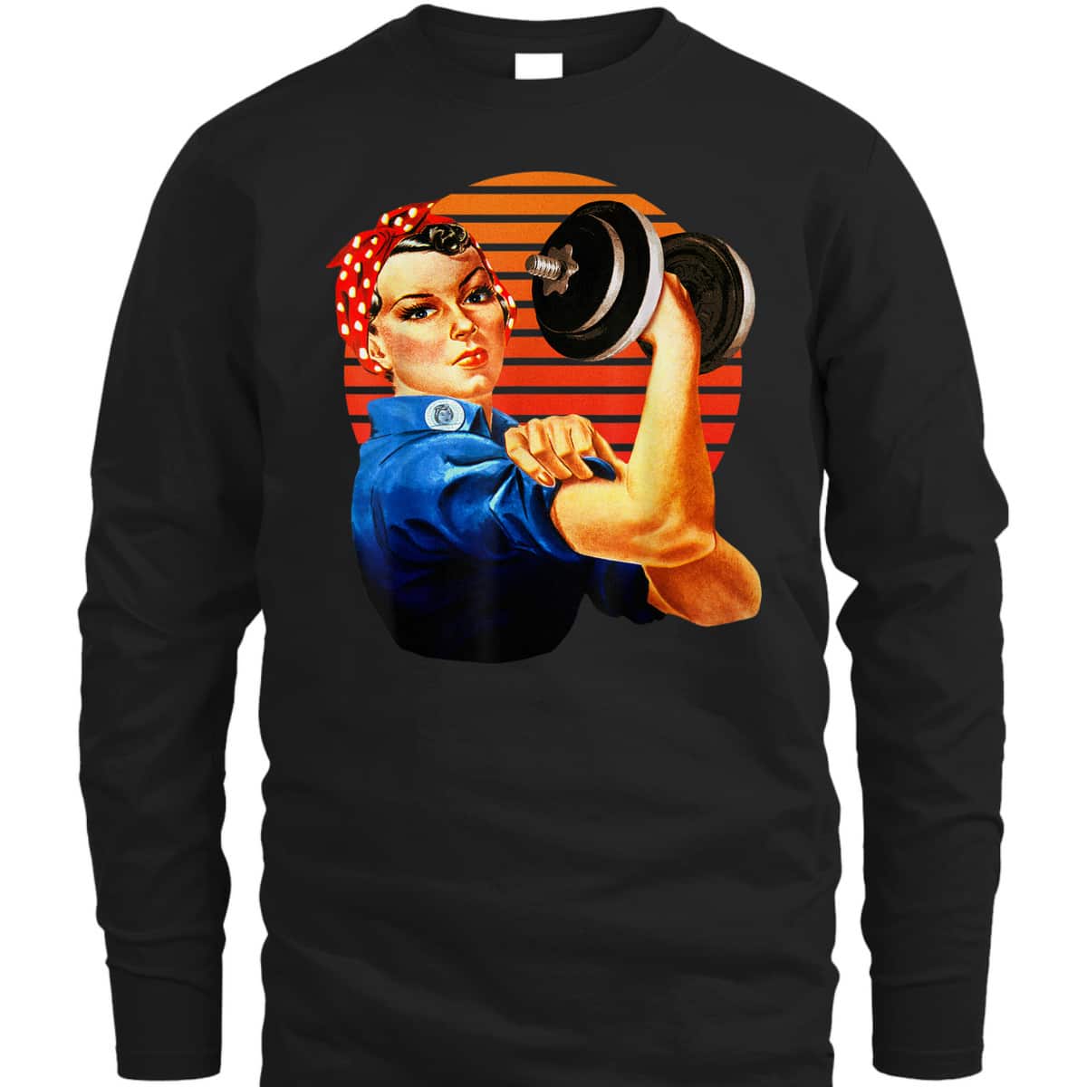 We Can Do It Rosie The Riveter Fun Fitness Workout Lifting T-Shirt