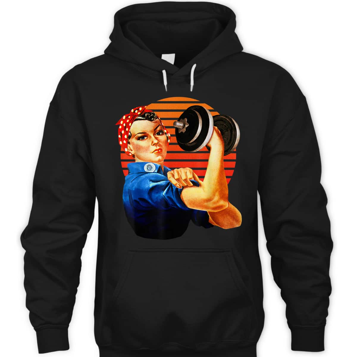 We Can Do It Rosie The Riveter Fun Fitness Workout Lifting T-Shirt