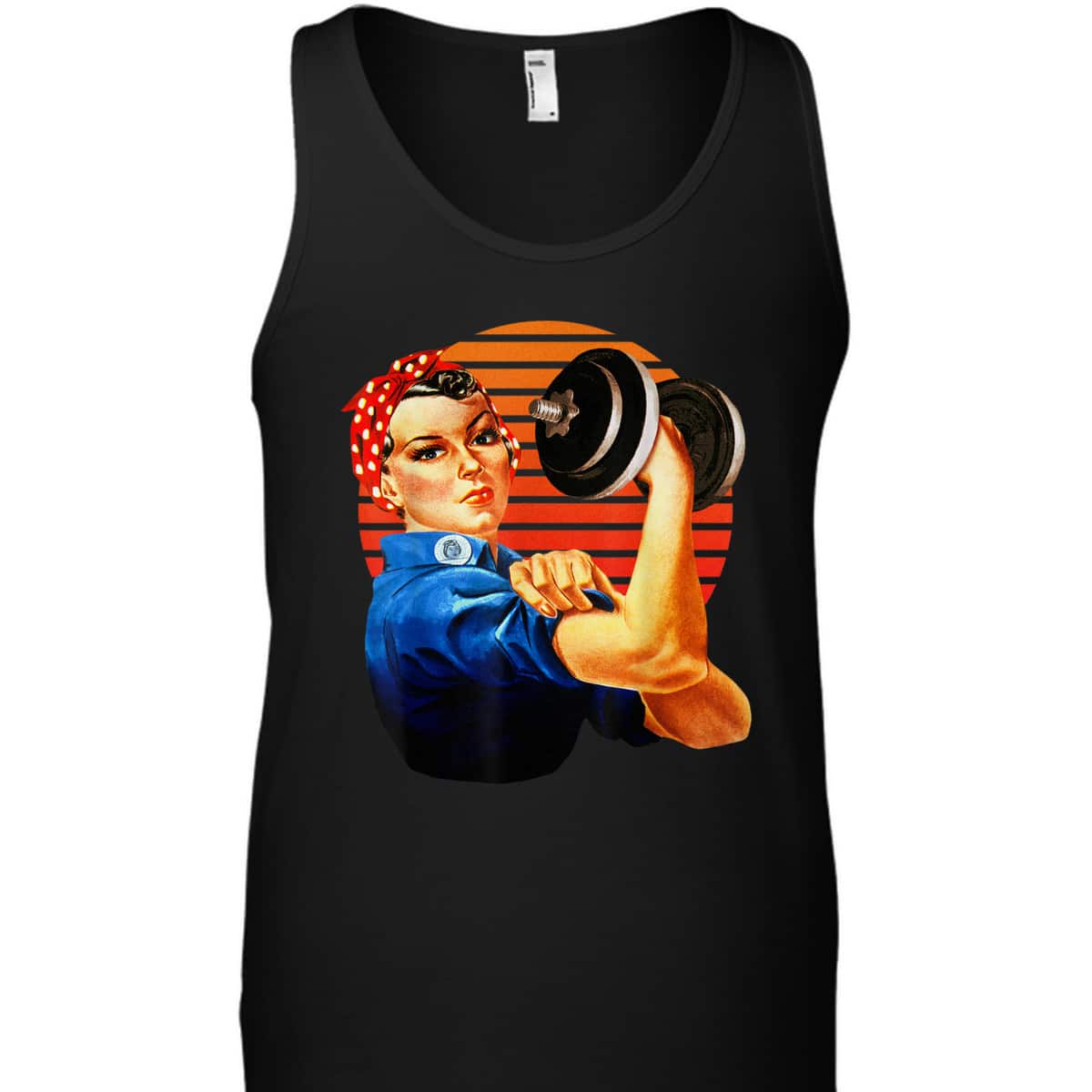 We Can Do It Rosie The Riveter Fun Fitness Workout Lifting T-Shirt We Can Do It Rosie The Riveter Fun Fitness Workout Lifting T-Shirt