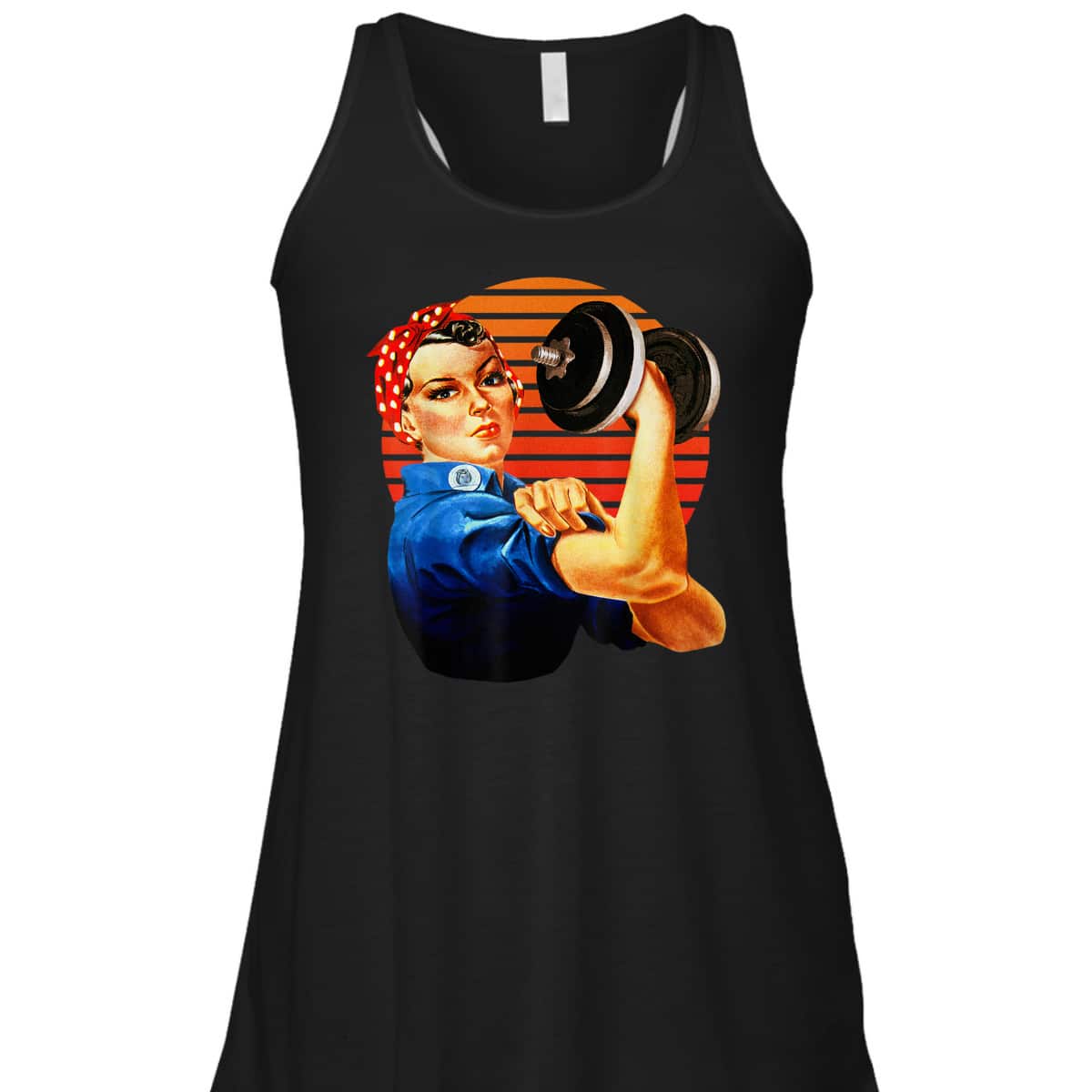 We Can Do It Rosie The Riveter Fun Fitness Workout Lifting T-Shirt