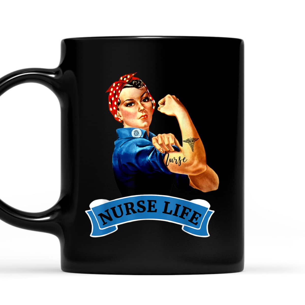 Rosie The Riveter Vintage Retro Nurse Life RN T-Shirt