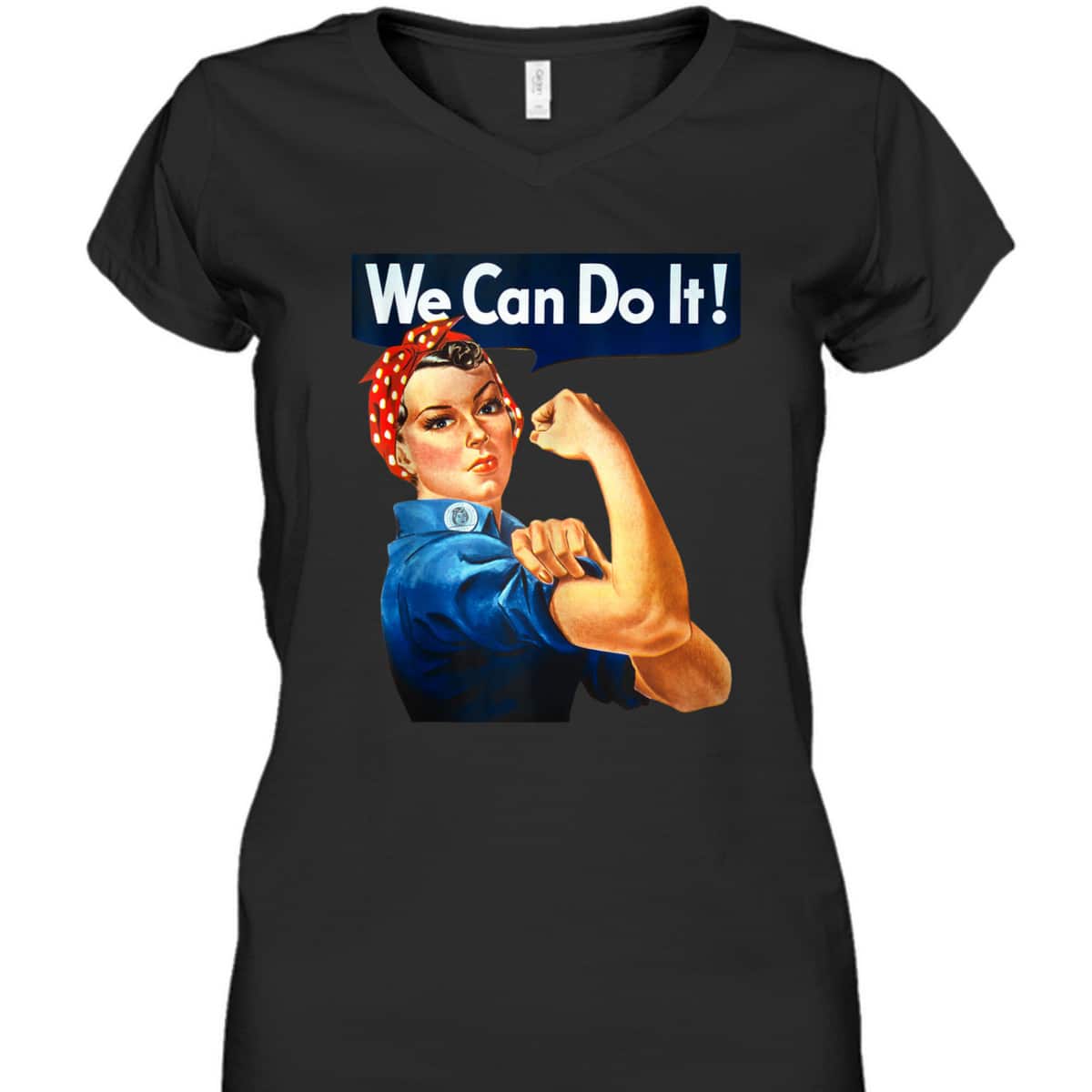 WE CAN DO IT Rosie The Riveter Vintage Feminist Icon Gift T-Shirt WE CAN DO IT Rosie The Riveter Vintage Feminist Icon Gift T-Shirt