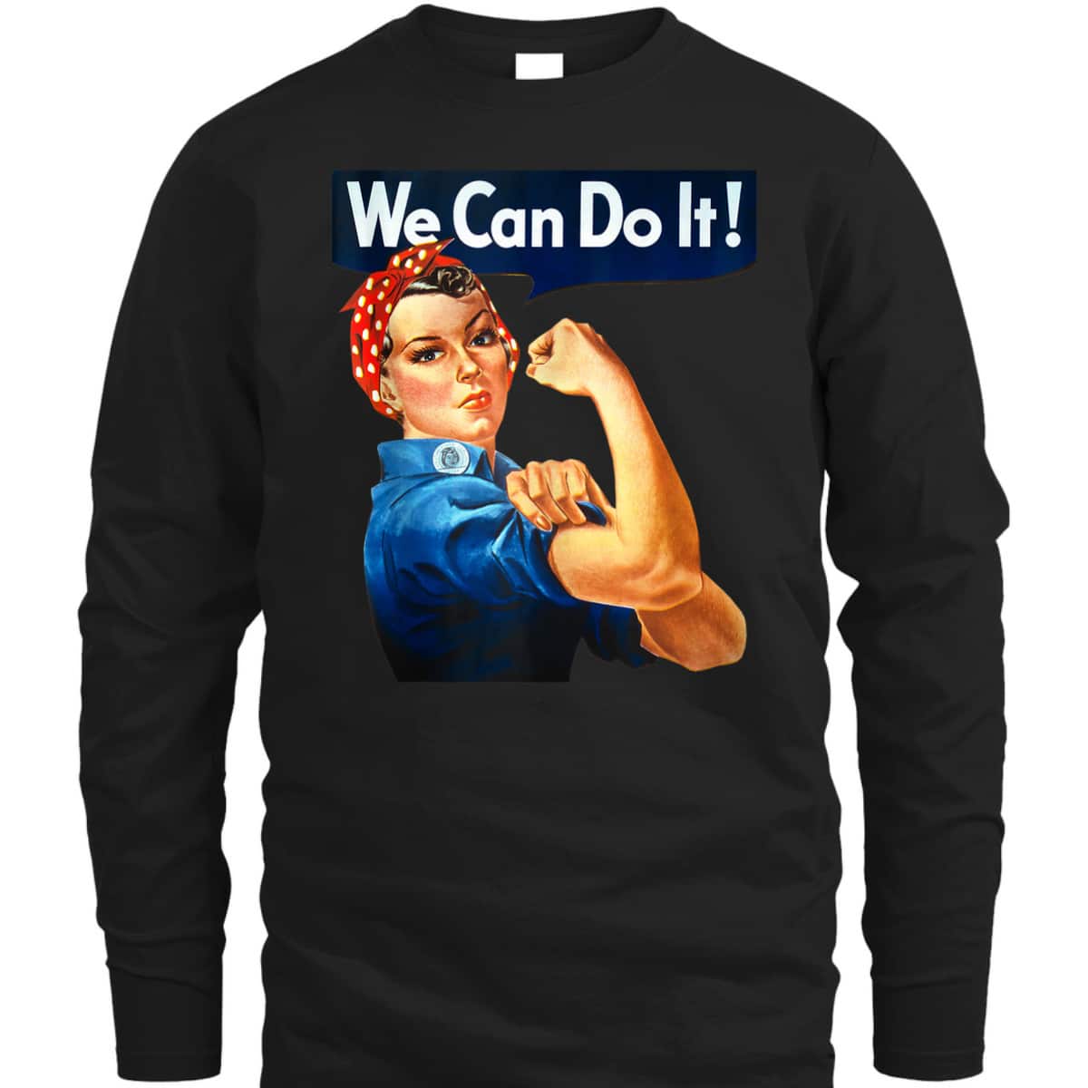 WE CAN DO IT Rosie The Riveter Vintage Feminist Icon Gift T-Shirt
