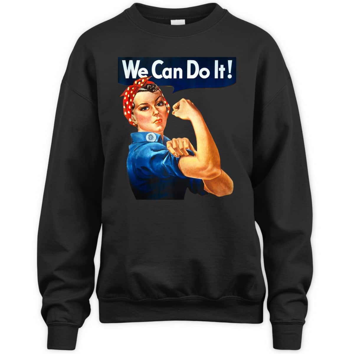 WE CAN DO IT Rosie The Riveter Vintage Feminist Icon Gift T-Shirt