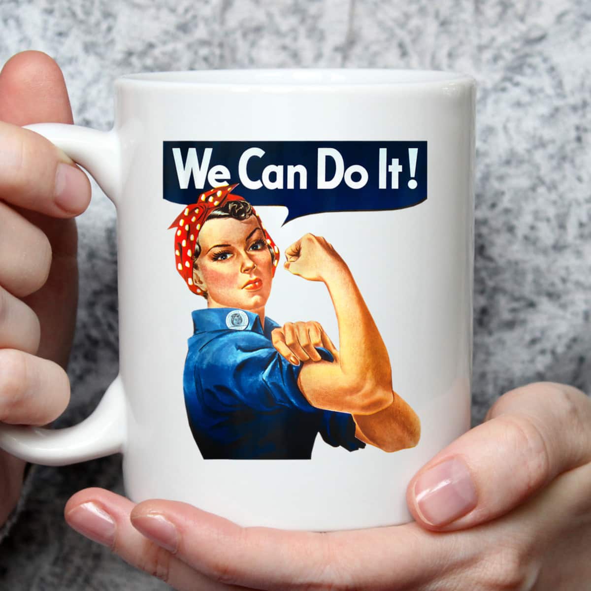 WE CAN DO IT Rosie The Riveter Vintage Feminist Icon Gift T-Shirt