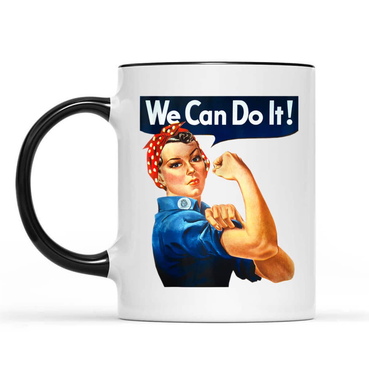 WE CAN DO IT Rosie The Riveter Vintage Feminist Icon Gift T-Shirt