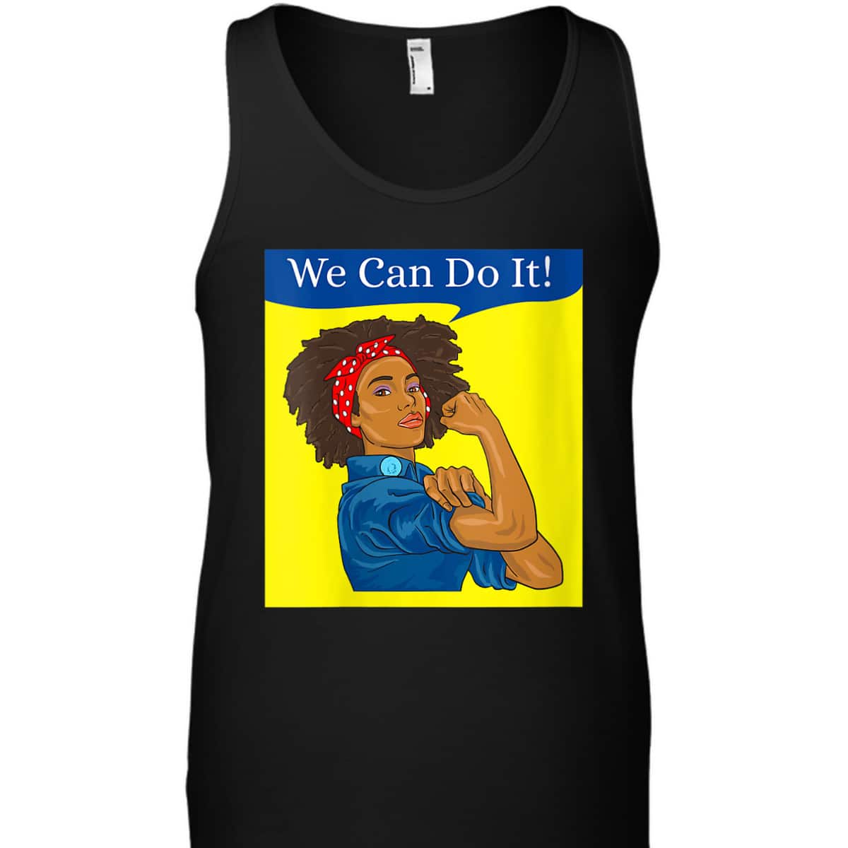 Womens Rosie The Riveter We Can Do It African American T-Shirt Womens Rosie The Riveter We Can Do It African American T-Shirt