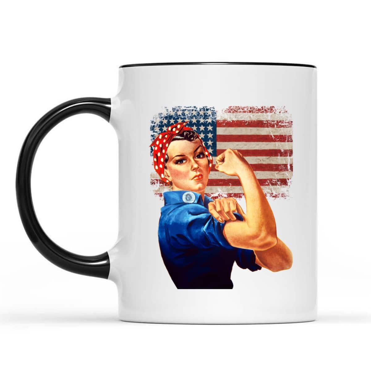 Rosie The Riveter American Flag Usa Rosie The Riveter T-Shirt Rosie The Riveter American Flag Usa Rosie The Riveter T-Shirt