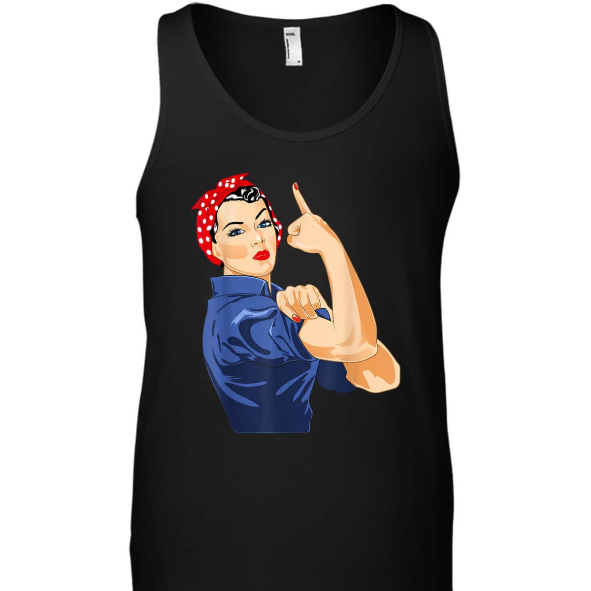 Rosie The Riveter T-Shirt Gives Middle Finger Rosie Rosie The Riveter T-Shirt Gives Middle Finger Rosie