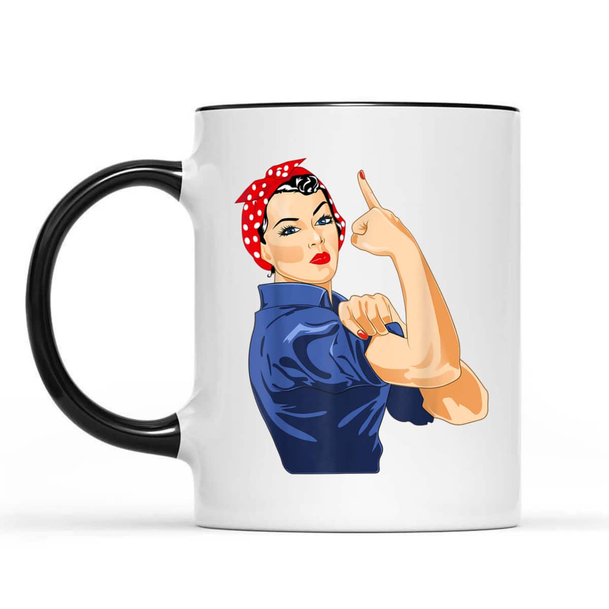 Rosie The Riveter T-Shirt Gives Middle Finger Rosie Rosie The Riveter T-Shirt Gives Middle Finger Rosie