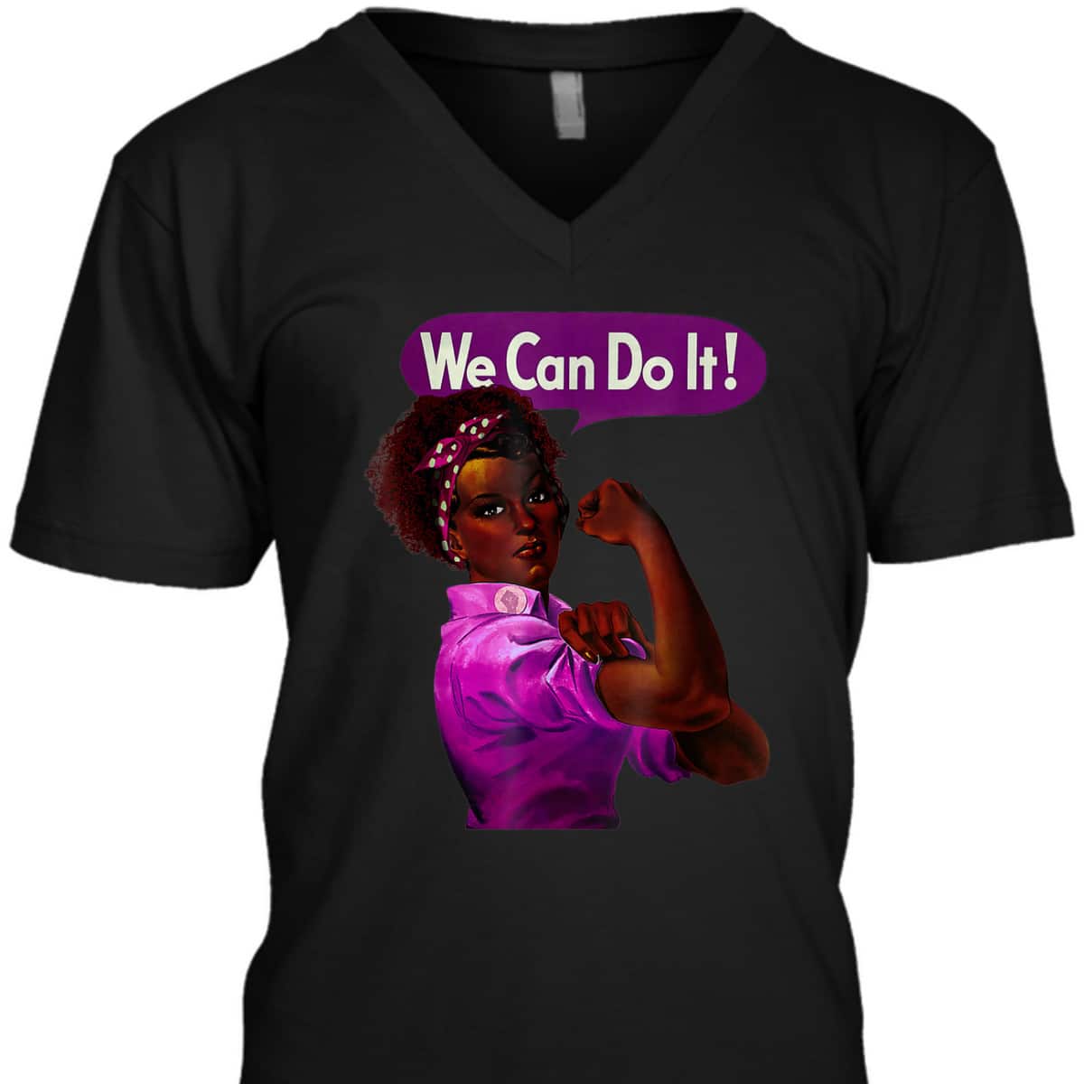 African American Rosie The Riveter Black History T-Shirt