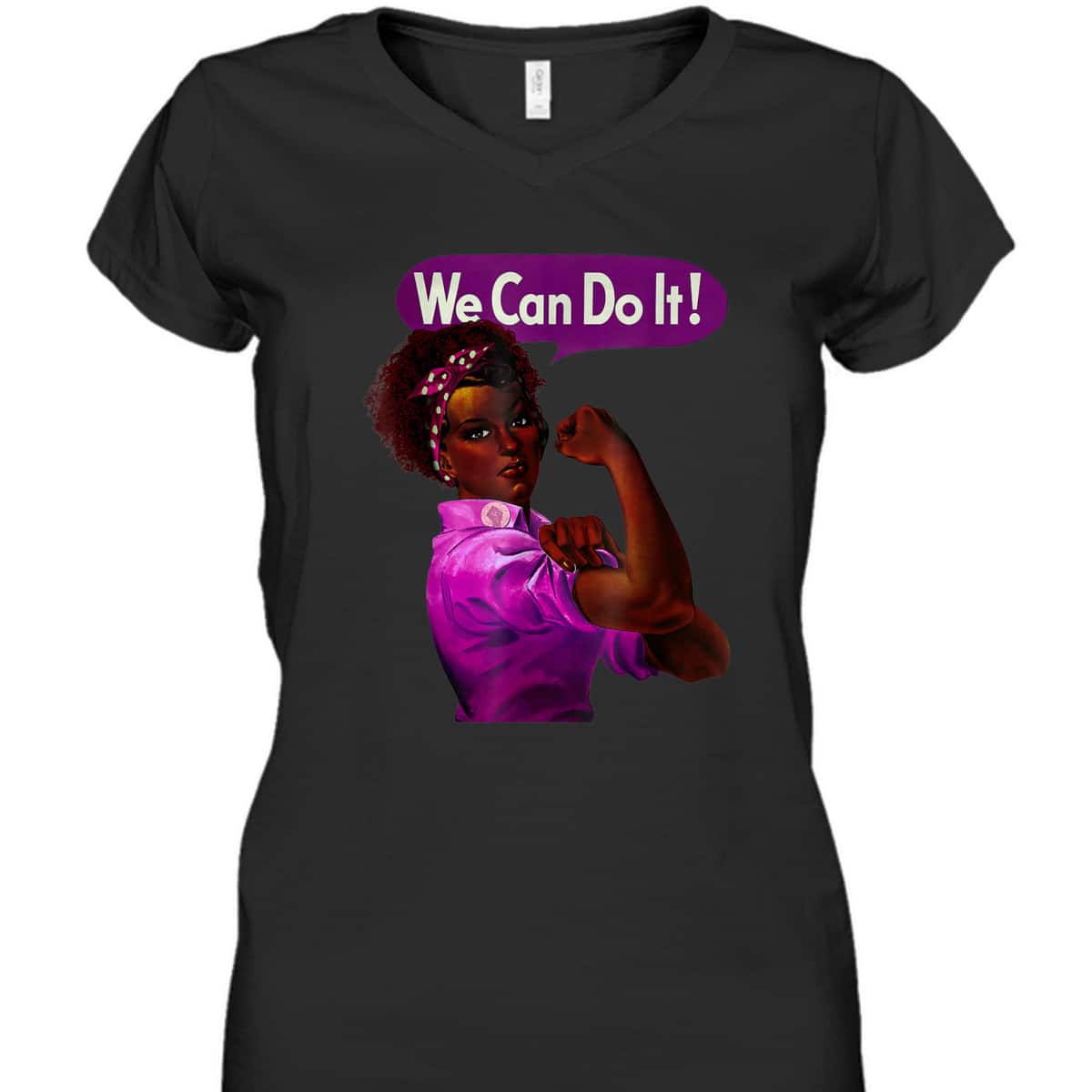African American Rosie The Riveter Black History T-Shirt