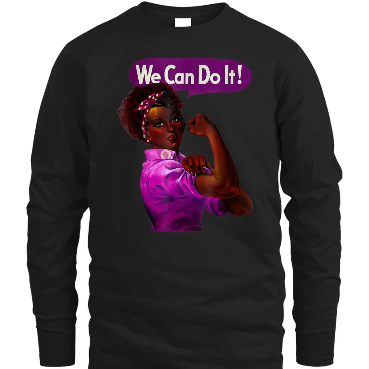 African American Rosie The Riveter Black History T-Shirt