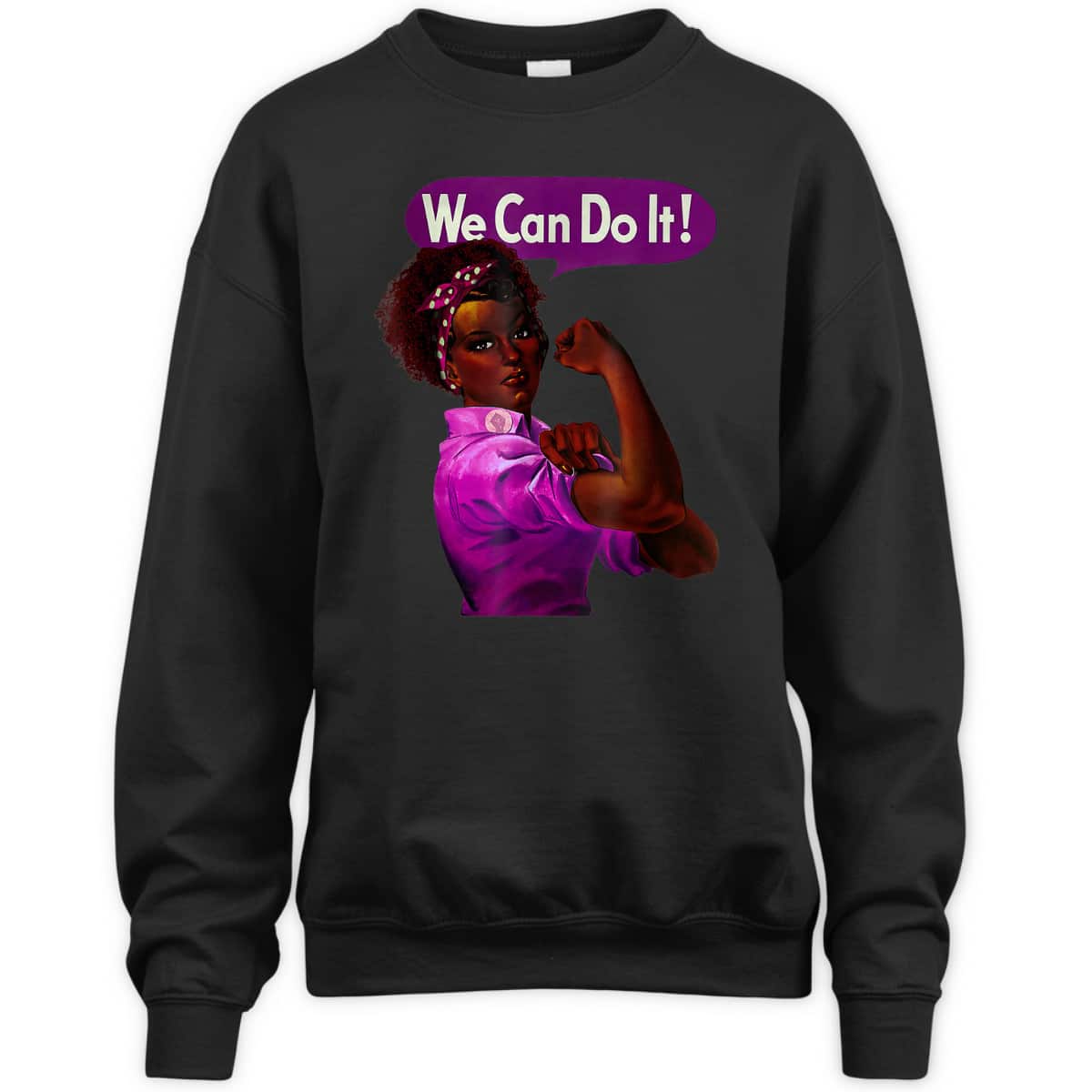 African American Rosie The Riveter Black History T-Shirt