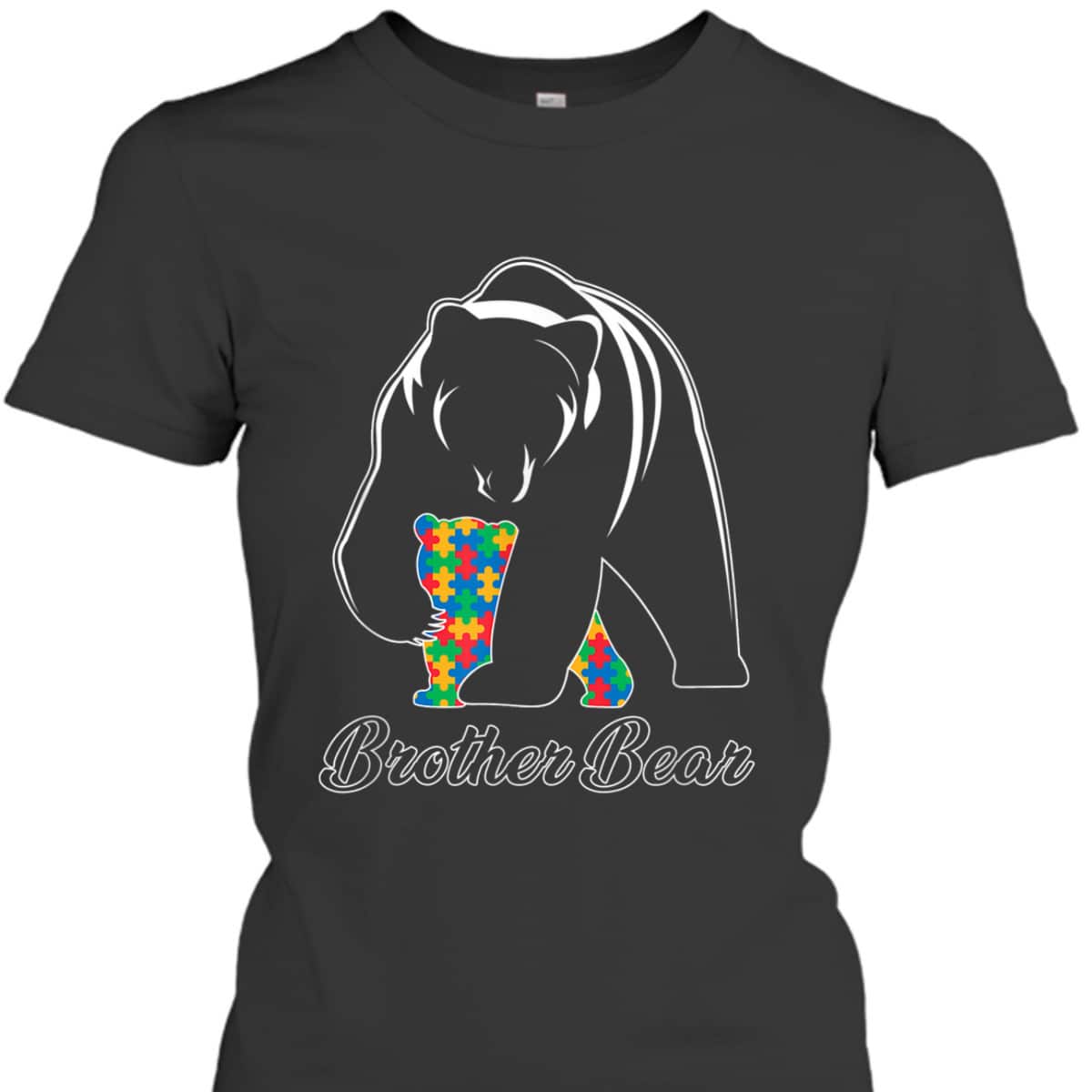 Brother Bear Autism Family Brother Autism Awareness T-Shirt Brother Bear Autism Family Brother Autism Awareness T-Shirt