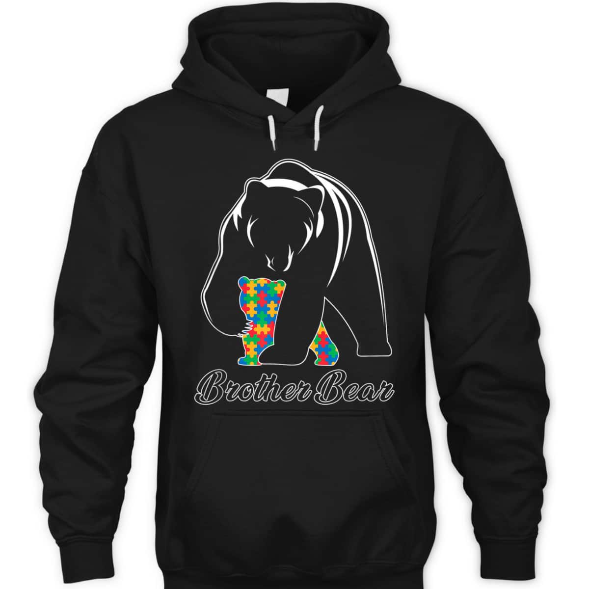 Brother Bear Autism Family Brother Autism Awareness T-Shirt Brother Bear Autism Family Brother Autism Awareness T-Shirt