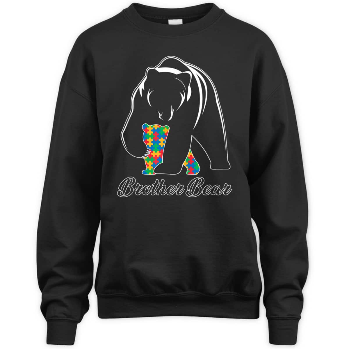Brother Bear Autism Family Brother Autism Awareness T-Shirt Brother Bear Autism Family Brother Autism Awareness T-Shirt