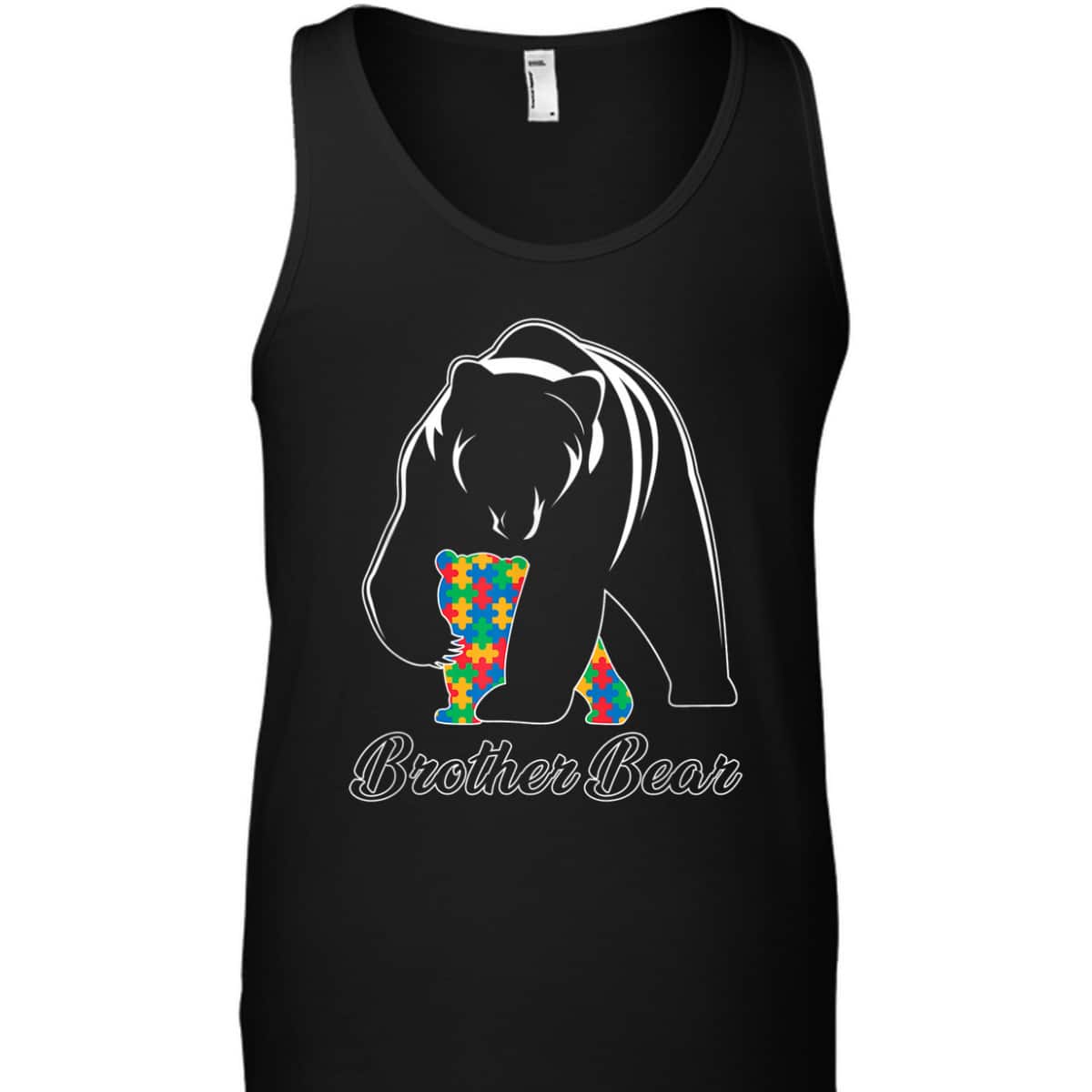 Brother Bear Autism Family Brother Autism Awareness T-Shirt