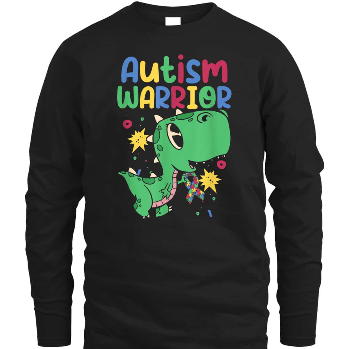 Autism Warrior - Autistic Dinosaur Support Autism Awareness T-Shirt Autism Warrior - Autistic Dinosaur Support Autism Awareness T-Shirt