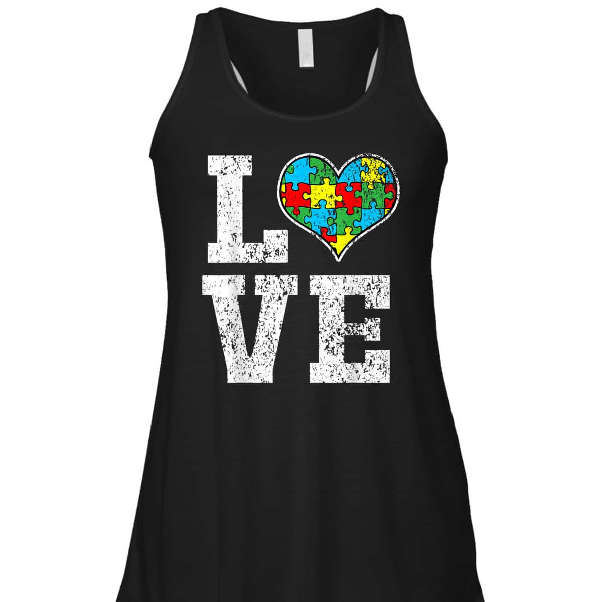 Autism Awareness For Kids Mom Dad Love Heart T-Shirt