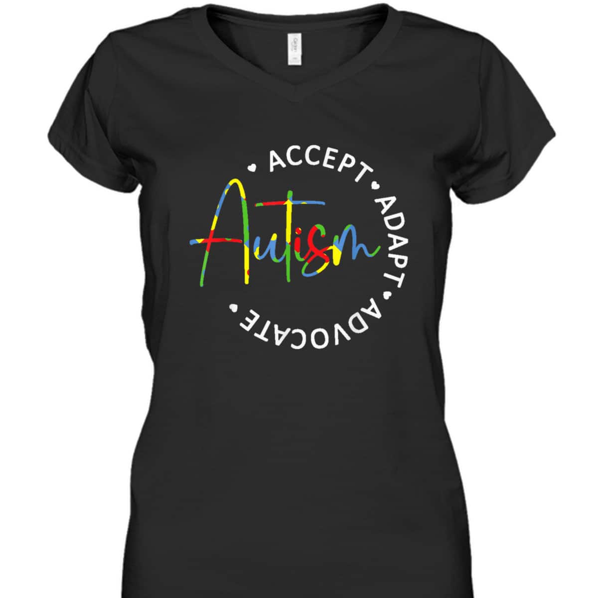 Autism Awareness Accept Adapt Advocate T-Shirt Autism Awareness Accept Adapt Advocate T-Shirt