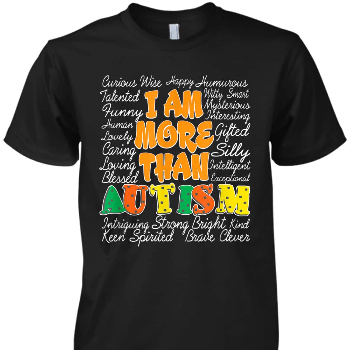 Word Cloud Puzzle Piece Inspirational Autism Awareness Gift T-Shirt Word Cloud Puzzle Piece Inspirational Autism Awareness Gift T-Shirt