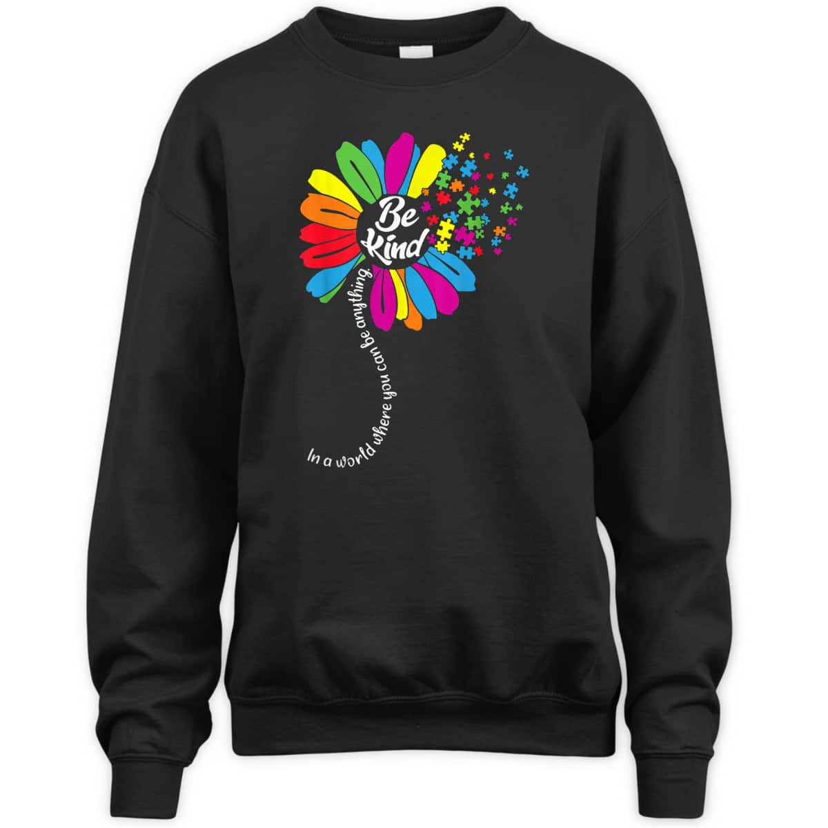 Autism Awareness Women Mom Kids Acceptance Sunflower Be Kind T-Shirt Autism Awareness Women Mom Kids Acceptance Sunflower Be Kind T-Shirt