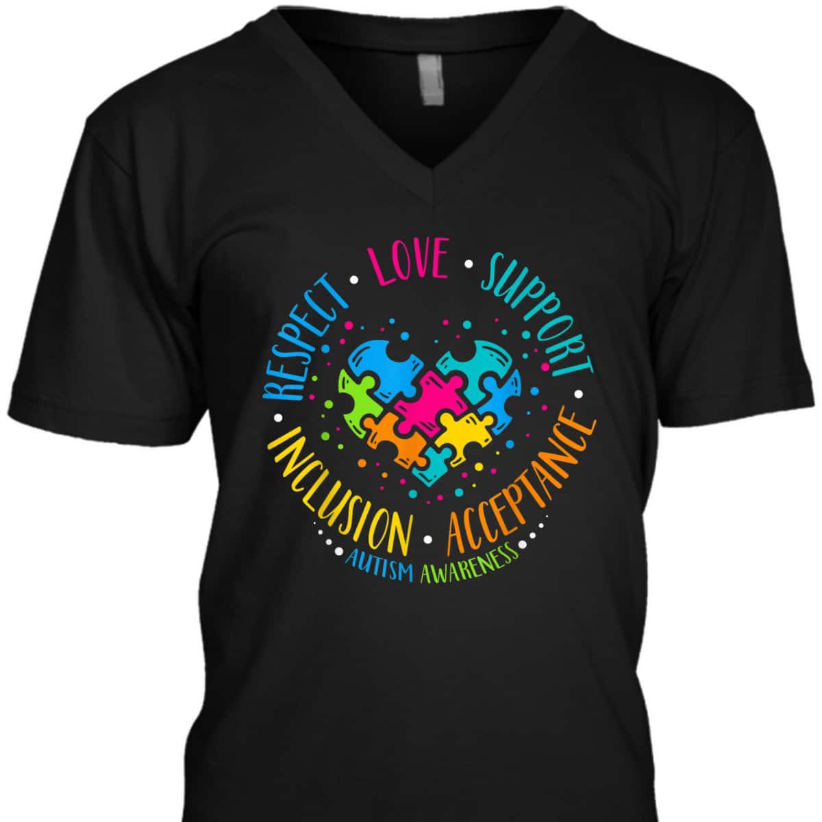 Autism Respect Love Support Autism Awareness Women T-Shirt