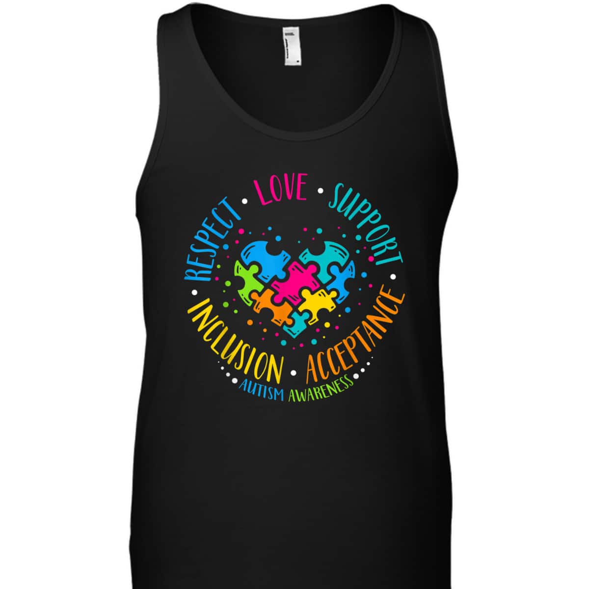 Autism Respect Love Support Autism Awareness Women T-Shirt Autism Respect Love Support Autism Awareness Women T-Shirt