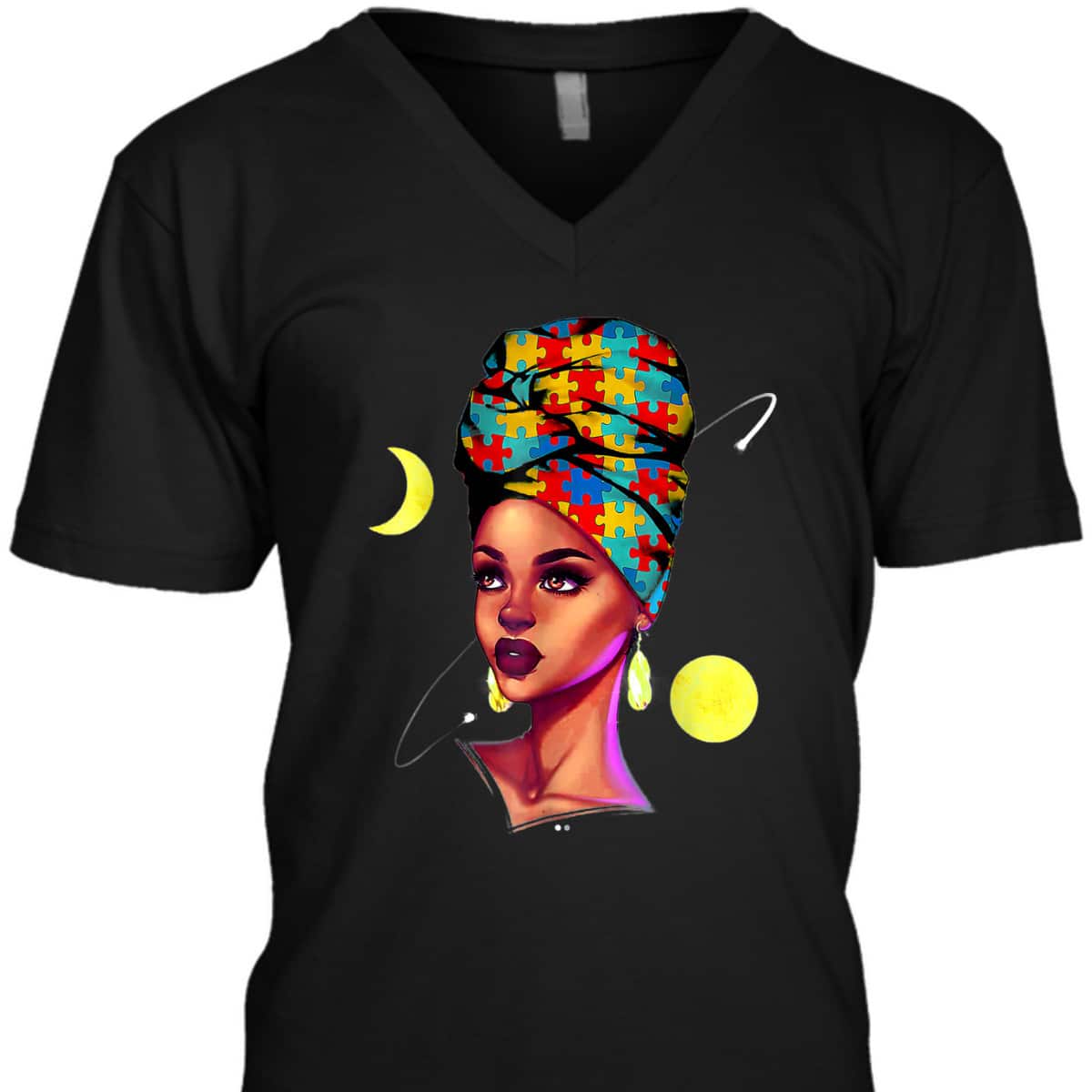 African American Pride Black History Month Autism Awareness T-Shirt